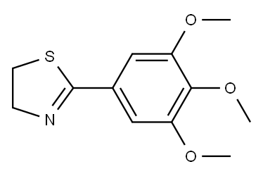 2-(3,4,5-trimethoxyphenyl)-4,5-dihydro-1,3-thiazole Structure