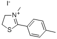 4,5-Dihydro-3-methyl-2-(4-methylphenyl)thiazolium iodide Structure