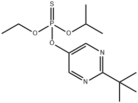 丁基嘧啶磷,96182-53-5,结构式