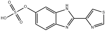 2-(噻唑-4-基)-1H-苯并[D]咪唑-6-基硫酸氢盐 结构式