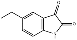 1H-吲哚-2,3-二酮,5-乙基- 结构式