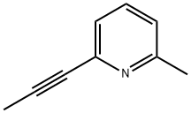 Pyridine, 2-methyl-6-(1-propynyl)- (9CI) 结构式