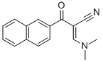 2-[(DIMETHYLAMINO)METHYLENE]-3-(2-NAPHTHYL)-3-OXO-PROPANENITRILE 结构式