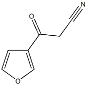 3-(呋喃-3-基)-3-氧代丙腈 结构式