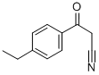 3-(4-Ethylphenyl)-3-oxopropanenitrile Struktur