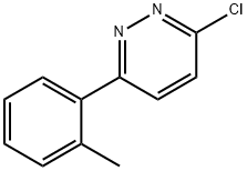 3-クロロ-6-(2-メチルフェニル)ピリダジン 化学構造式