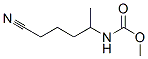 Carbamic  acid,  (4-cyano-1-methylbutyl)-,  methyl  ester  (9CI) Struktur