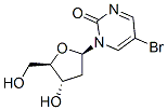 1-(2-deoxy-beta-ribofuranosyl)-5-bromo-2-pyrimidinone 化学構造式
