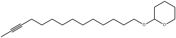 2H-Pyran, tetrahydro-2-(12-tetradecyn-1-yloxy)- 结构式