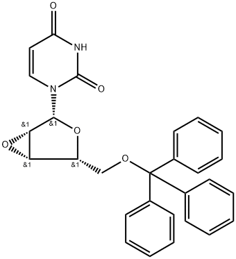 5’-O-Trityluridine-2’,3’-lyxo-epoxide,96253-10-0,结构式