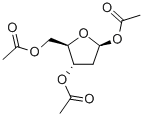 1,3,5-Tri-O-acetyl-2-deoxy-beta-D-erythro-pentofuranose Struktur