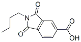 2-BUTYL-1,3-DIOXO-2,3-DIHYDRO-1H-ISOINDOLE-5-CARBOXYLIC ACID Struktur