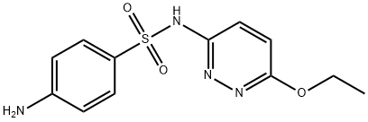 N1-(6-ethoxypyridazin-3-yl)sulphanilamide Struktur