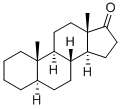 5α-アンドロスタン-17-オン 化学構造式