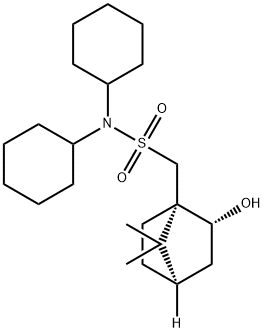 (+)-N,N-DICYCLOHEXYL-(1R)-ISOBORNEOL-10-SULFONAMIDE Structure