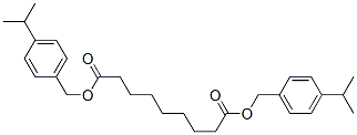 Azelaic acid bis(p-isopropylbenzyl) ester 结构式