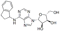 N-(2,3-dihydro-1H-inden-1-yl)adenosine 结构式