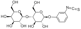 BETA-D-LACTOPYRANOSYLPHENYL ISOTHIOCYANATE Structure