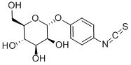 4-Isothiocyanatophenyl α-D-mannopyranoside Struktur