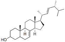 エルゴスタ-7,22-ジエン-3β-オール 化学構造式