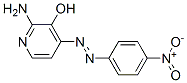 2-Amino-4-[(4-nitrophenyl)azo]pyridin-3-ol,96399-47-2,结构式