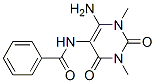 Benzamide,  N-(6-amino-1,2,3,4-tetrahydro-1,3-dimethyl-2,4-dioxo-5-pyrimidinyl)- 结构式