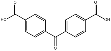 ベンゾフェノン-4,4'-ジカルボン酸 化学構造式