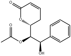 [S,(+)]-6β-[(1S,2S)-1-アセチルオキシ-2-ヒドロキシ-2-フェニルエチル]-5,6-ジヒドロ-2H-ピラン-2-オン