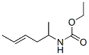Carbamic  acid,  (1-methyl-3-pentenyl)-,  ethyl  ester  (9CI) 化学構造式