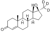 4-ANDROSTEN-17ALPHA-METHYL-D3-17BETA-OL-3-ONE Structure