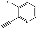 Pyridine, 3-chloro-2-ethynyl- (9CI) 化学構造式