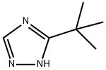 3-tert-butyl-1H-1,2,4-triazole 化学構造式