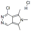 1-CHLORO-5,6,7-TRIMETHYL-6H-PYRROLO[3,4-D]PYRIDAZINE HYDROCHLORIDE Structure
