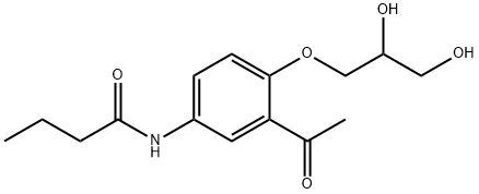 rac Des(isopropylaMino) Acebutolol Diol Structure