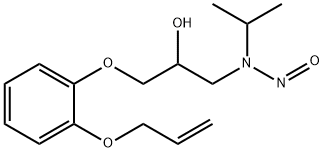 N-nitrosooxprenolol 结构式