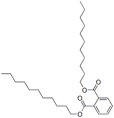 フタル酸ジウンデシル (分岐鎖異性体混合物) 化学構造式