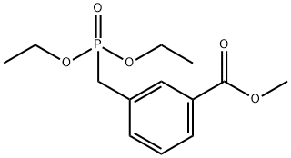 methyl 3-((diethoxyphosphoryl)methyl)benzoate 化学構造式