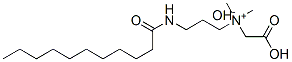 carboxymethyldimethyl-3-[(1-oxoundecyl)amino]propylammonium hydroxide  Struktur