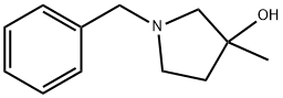 1-ベンジル-3-メチルピロリジン-3-オール 化学構造式