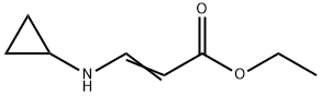 ETHYL 3-(CYCLOPROPYLAMINO)ACRYLATE 化学構造式
