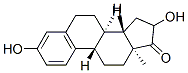 (8R,9S,13S,14S)-3,16-dihydroxy-13-methyl-7,8,9,11,12,14,15,16 octahydro-6H-cyclopenta[a]phenanthren-17-one 结构式