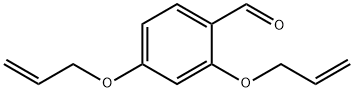 2,4-ビス(アリルオキシ)ベンズアルデヒド 化学構造式