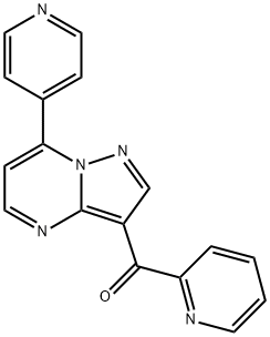 PYRIDIN-2-YL-[7-PYRIDIN-4-YL-PYRAZOLE[1,5-A]PYRIMIDIN-3-YL]METHANONE Structure