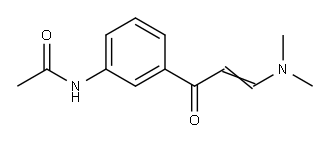 N-[3-(3-DIMETHYLAMINO-1-OXO-2-PROPENYL)PHENYL]ACETAMIDE, 96605-61-7, 结构式