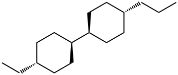 1,1'-Bicyclohexyl,4-ethyl-4'-propyl-, (trans,trans)- Structure