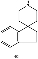 Spiro[1H-indene-1,4'-piperidine], 2,3-dihydro-, hydrochloride 化学構造式