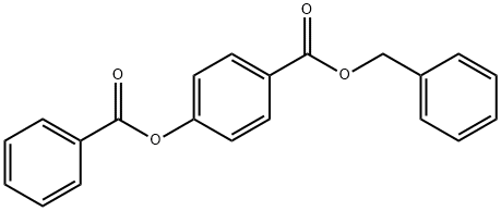 苯甲酰氧基苯甲酸苄酯 结构式