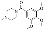 (4-甲基哌嗪-1-基)(3,4,5-三甲氧基苯基)甲酮 结构式