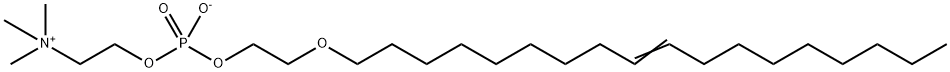 OLEYLOXYETHYL PHOSPHORYLCHOLINE Structure