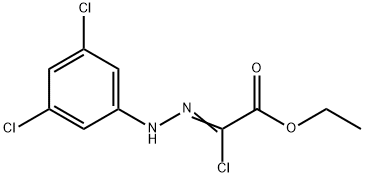 ETHYL 2-CHLORO-2-[2-(3,5-DICHLOROPHENYL)HYDRAZONO] ACETATE 化学構造式